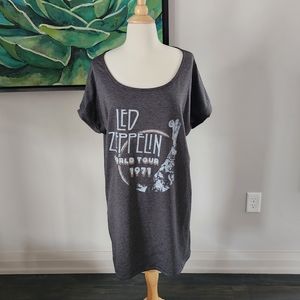 Led Zepplin t-shirt dress